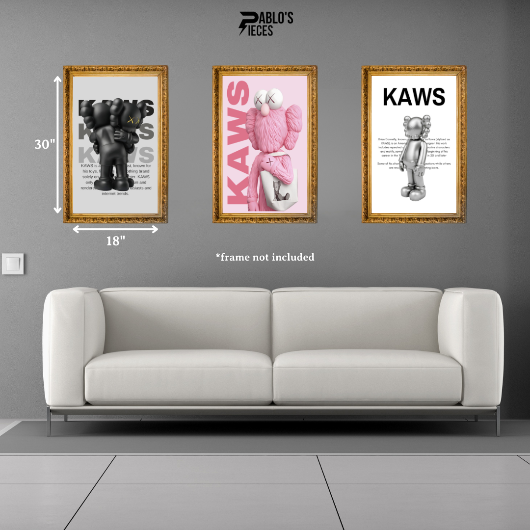 KAWS "Sideview 2" Silver