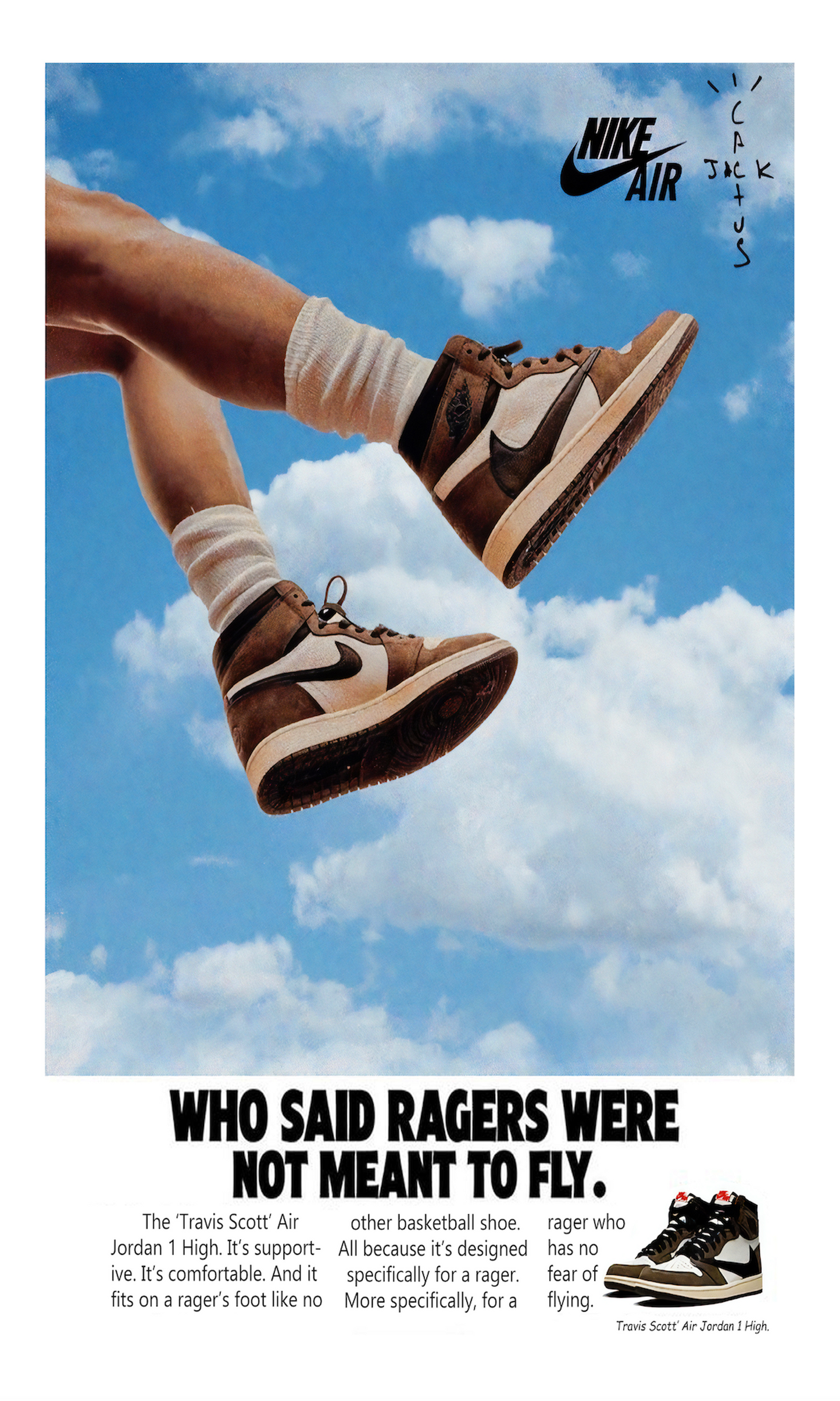 Travis Scott AJ1 "Ragers"