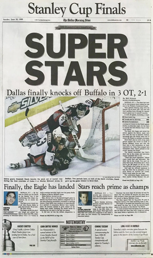 Dallas Stars Stanley Cup Finals