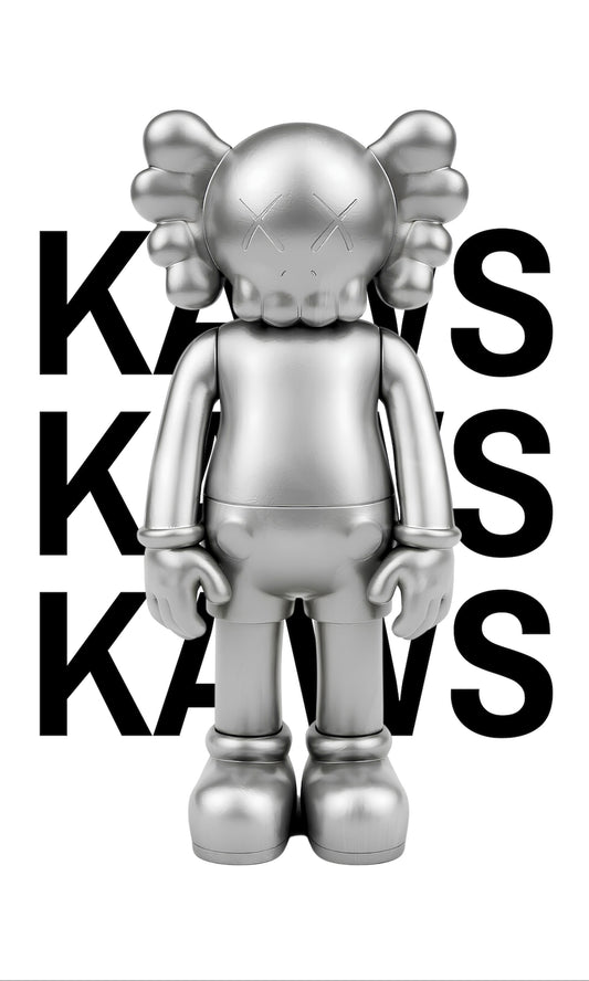 KAWS "Centerpiece" Silver