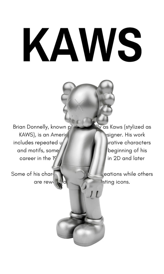 KAWS "Sideview 2" Silver