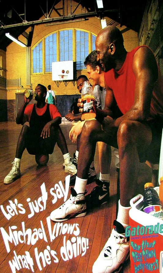 Michael Knows Vintage Gatorade Ad