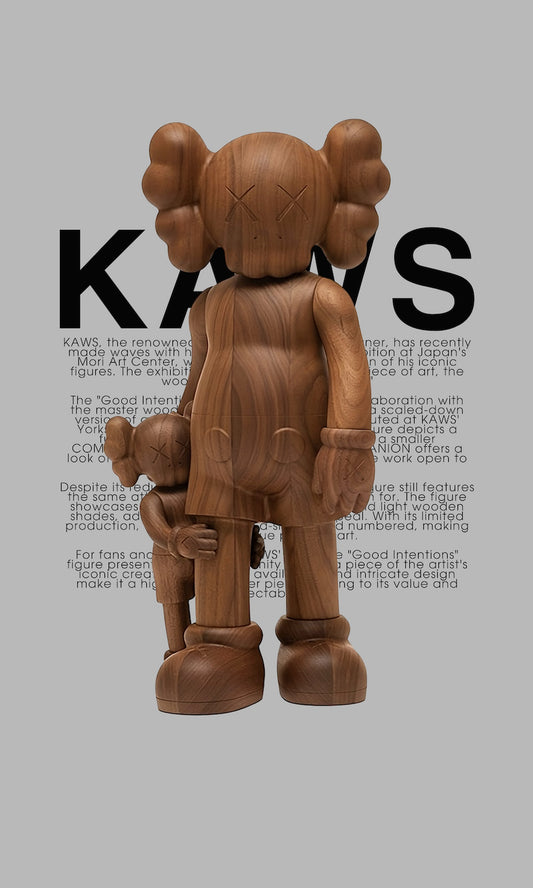 KAWS Family Wooden (front facing)
