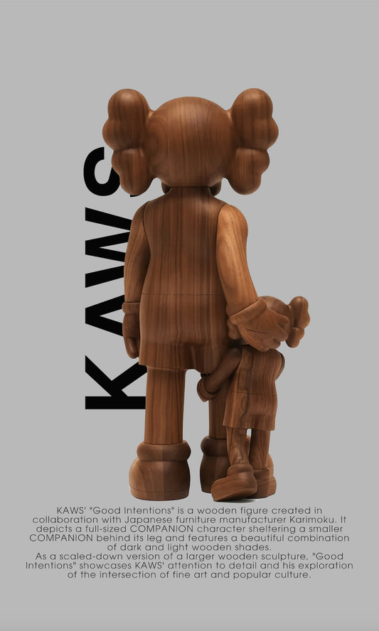 KAWS Family Wooden (rear-facing)