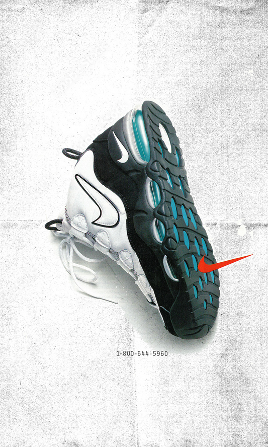 Uptempo Vintage Sneaker Ad